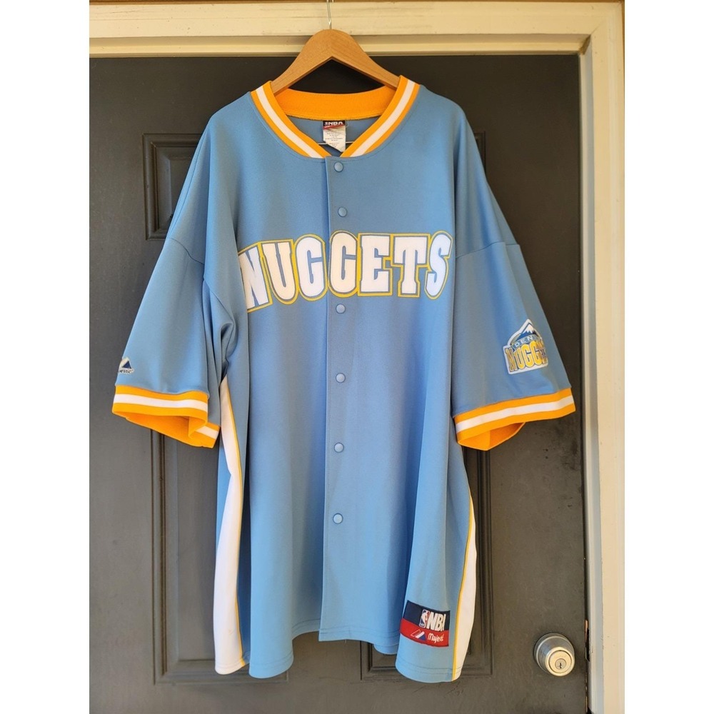 Denver Nuggets Carmelo Anthony Practice Jacket Warm Up Mens XXL NBA Majestic